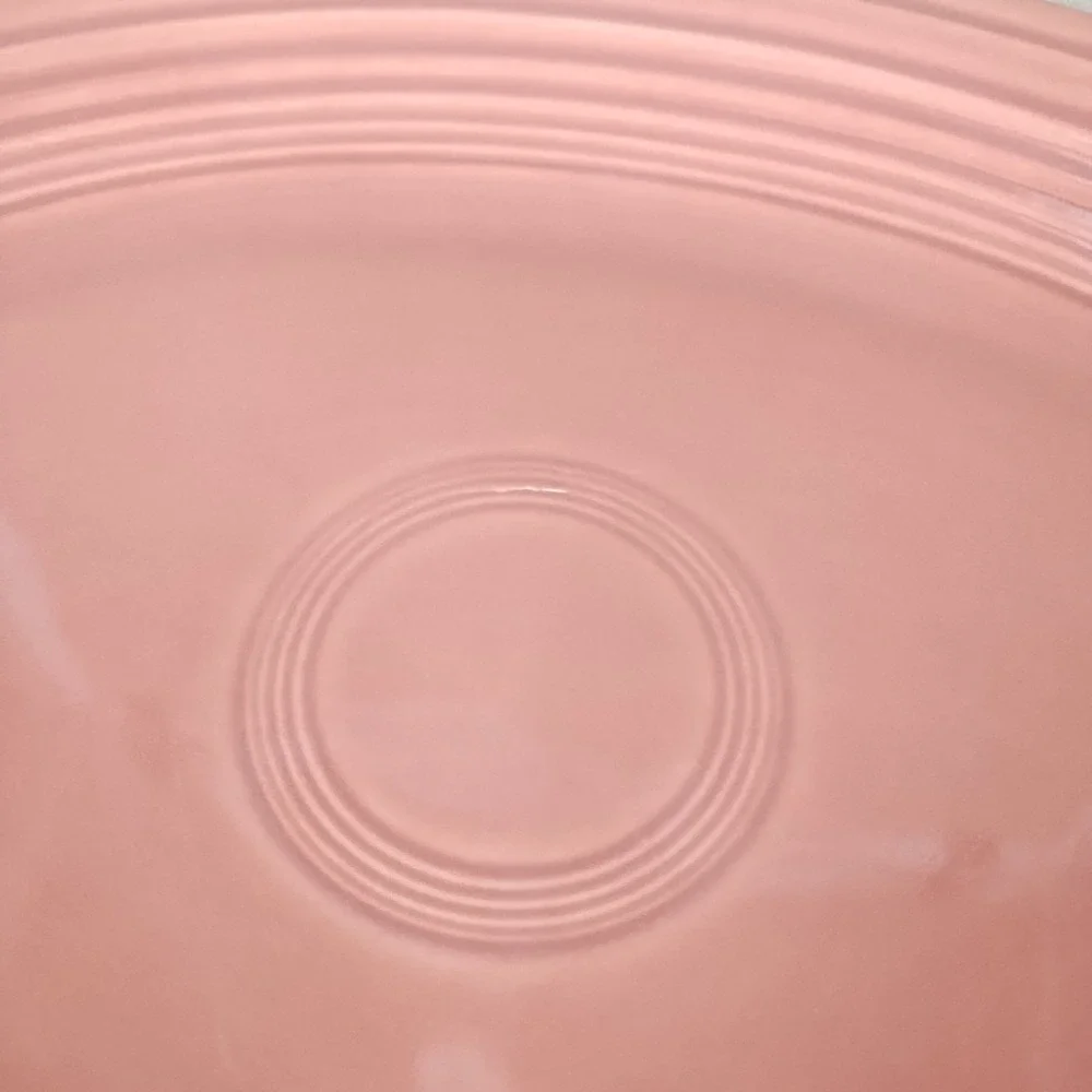 Vintage Fiesta Fiestaware Oval Serving Platter Rose 12-5/8